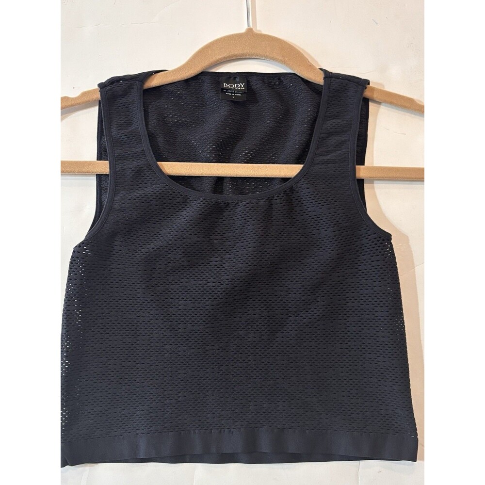 Body by Victoria Mesh Tank Top Womens Large Stretch Y2K Base Minimalist Layer